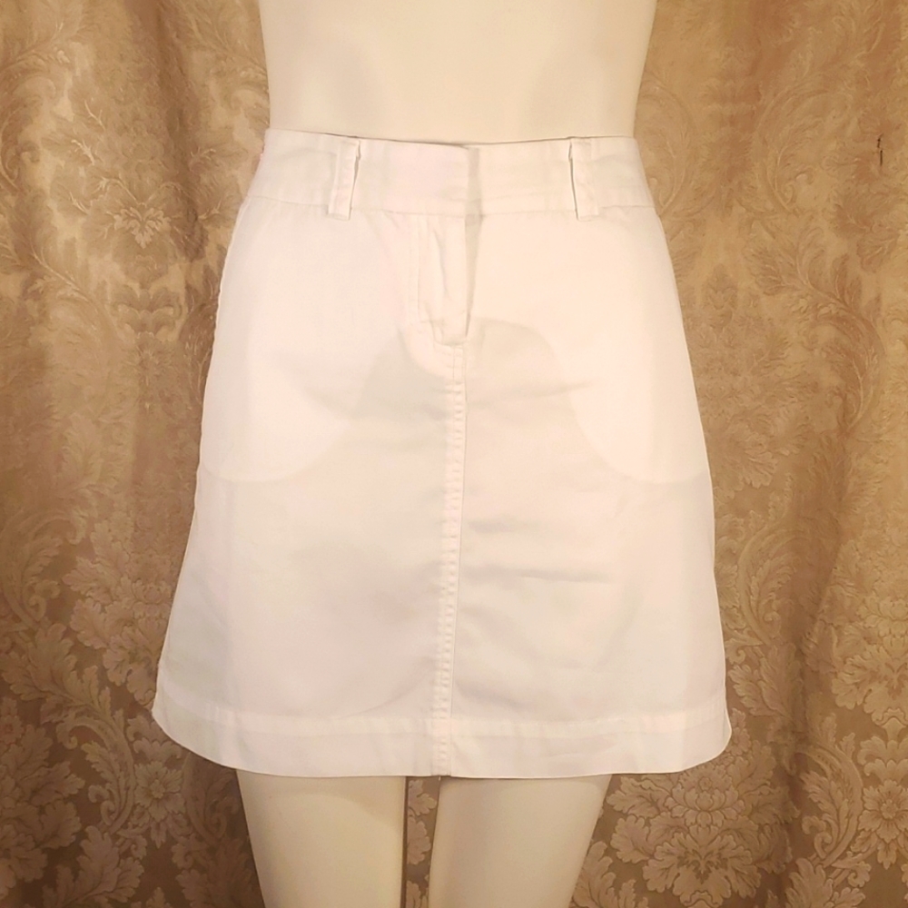 Lilly Pulitzer White Cotton Mini Skirt